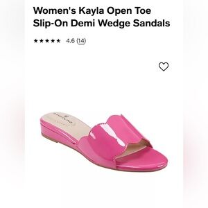 Bandolino size 6.5 pink patent